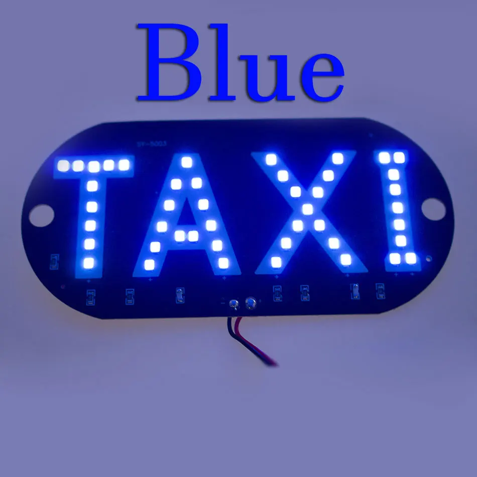 1 шт./лот такси Led авто ремонт лобовое стекло кабина индикатор знак синий