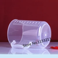 5 pcslot 1000ml capacity clear plastic graduated laboratory measuring cup pp measuring cylinder with handle kitchen baking tool