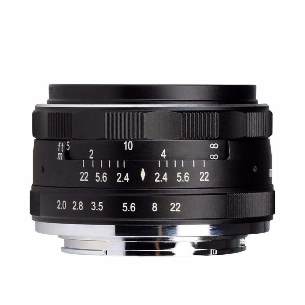 Meike MK 50 мм f2.0 с широкой диафрагмой и ручной фокусировкой для ЖК-дисплея с подсветкой Fujifilm X-T20 X-T2 X-E3 X-T1 X-T10 X-A2 X-E2 X-E2s APS-C Камера+ подарок