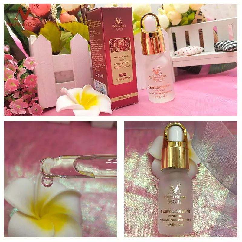 

10ml Face Serum Witch Hazel Hydrating Pore Contraction Serum Control Oil Repair Pores Face Essence NEW