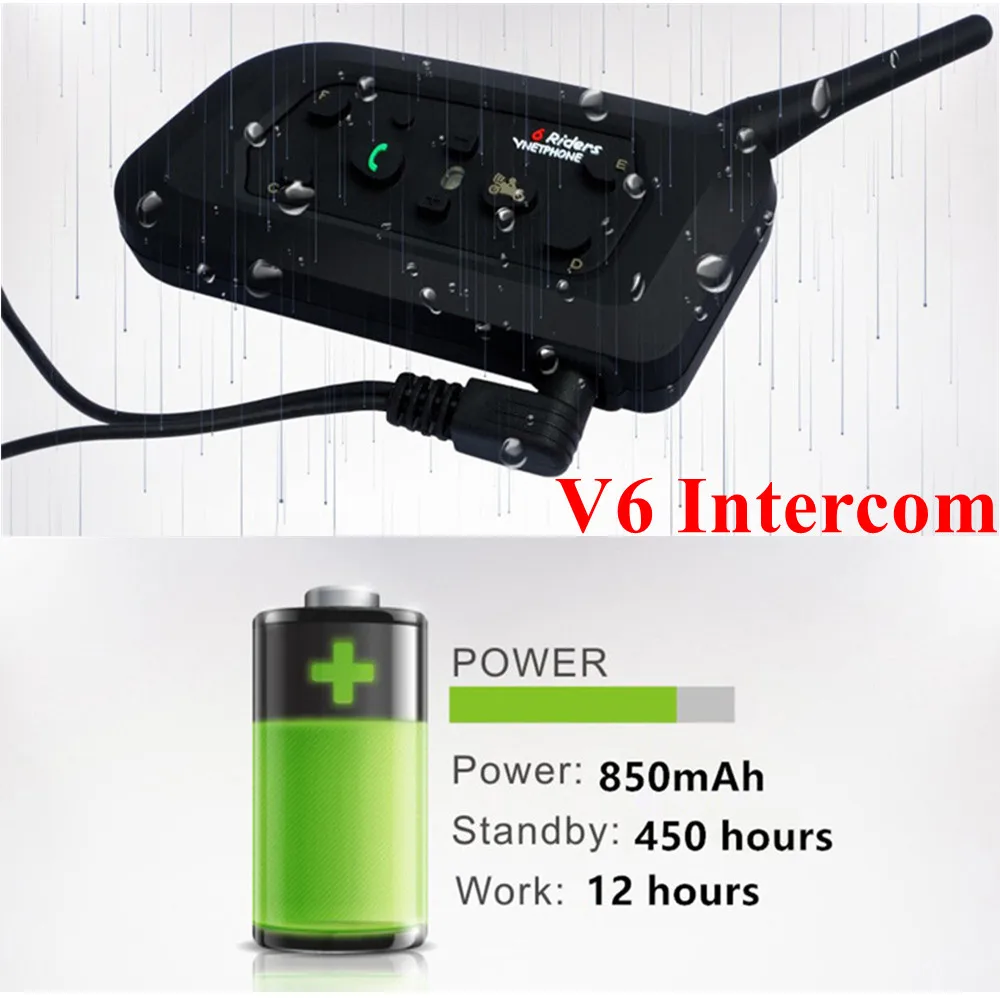 2 шт мульти переговорные 1200 м мото rcycle Bluetooth Шлем Интерком intercomunicador мото мьоны гарнитура для 6 Rider MP3 gps