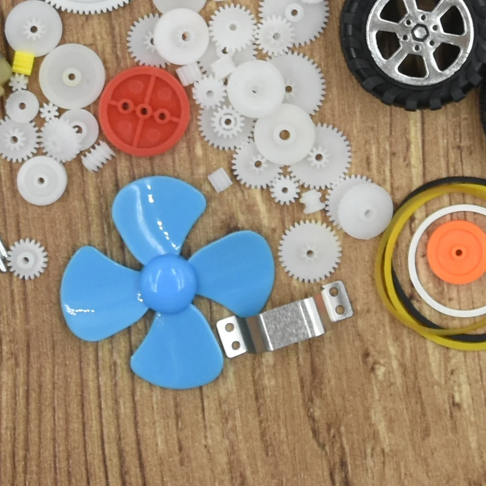 66 шт. смешанные DIY пластиковые шестерни игрушечная коробка передач автомобиль