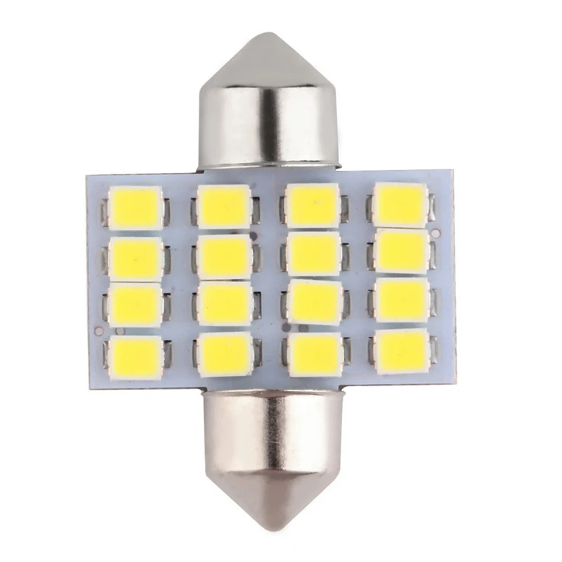 1 шт. двойной наконечник 509 T 5050 светодиодный 16SMD T5 автомобильный интерьерный