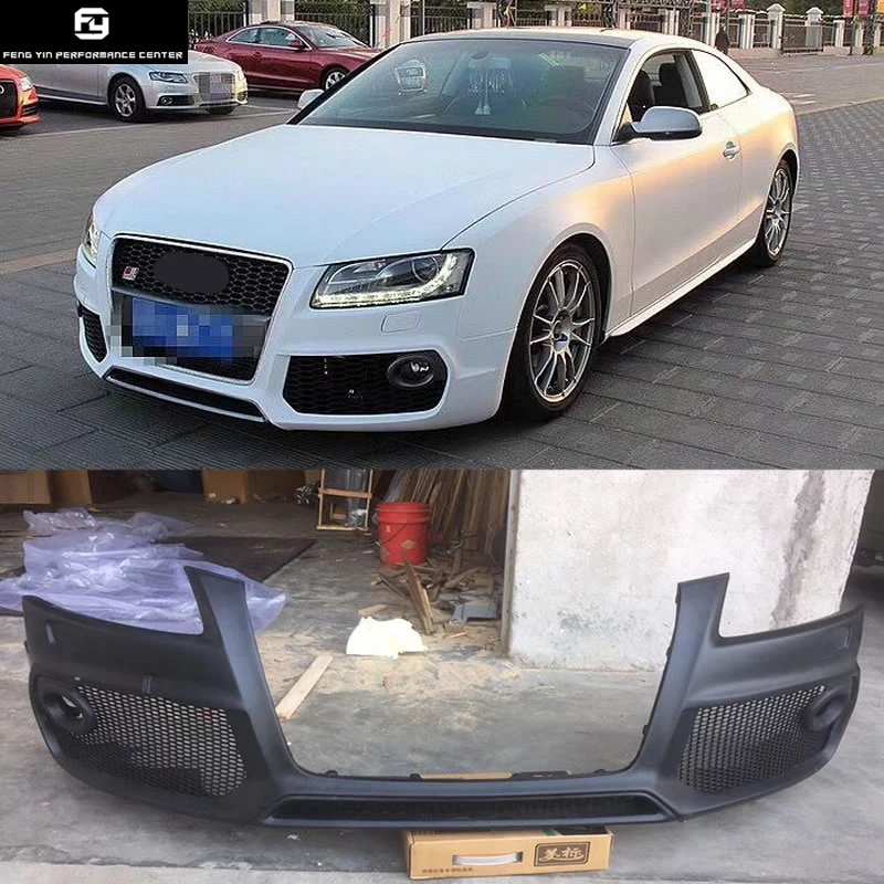 A5 Coupe PP авто передний бампер передний гоночный грили для Audi A5 купе автомобильный комплект кузова 08-12