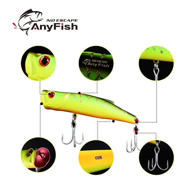 ANYFISH STAR POP75 плавающая приманка для рыбалки искусственная 7 5 см 9 г жесткая с 2