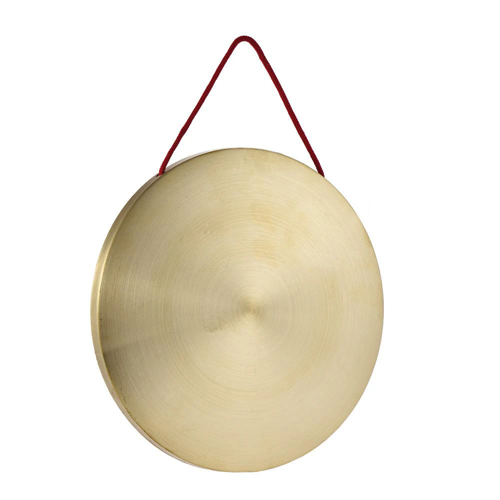 BMDT-22cm Hand Gong Brass Copper Chapel Opera Percussion with Round Play Hammer | &amp Cymbals