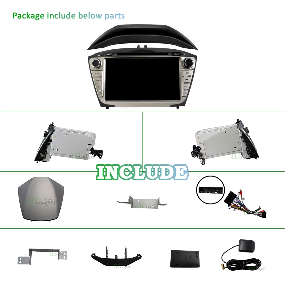 4G 64G Android 9,0 ips экран DSP AV выход автомобильный dvd-плеер для hyundai ix35 Tucson 2009- gps плеер навигация Радио стерео