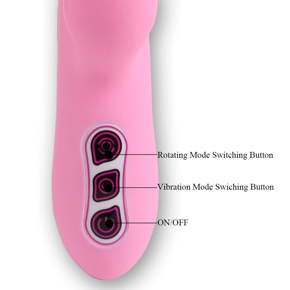 HIMALL секс игрушка USB Rabbit 360 градусов вращающийся GSpot вибратор большой