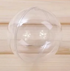 

40pcs/40balls 4/5/6/9cm clear plastic sphere Candy Gift Christmas transparent balls New Year's gift packaging requirements