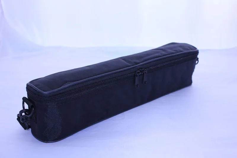 outside soft bag Высокое качество портативный 17 отверстий флейта pu кожаный жесткий чехол деревянная коробка бархат внутри ткань Оксфорд Мягкая сумка с плечевым ремнем - Цвет: outside soft bag