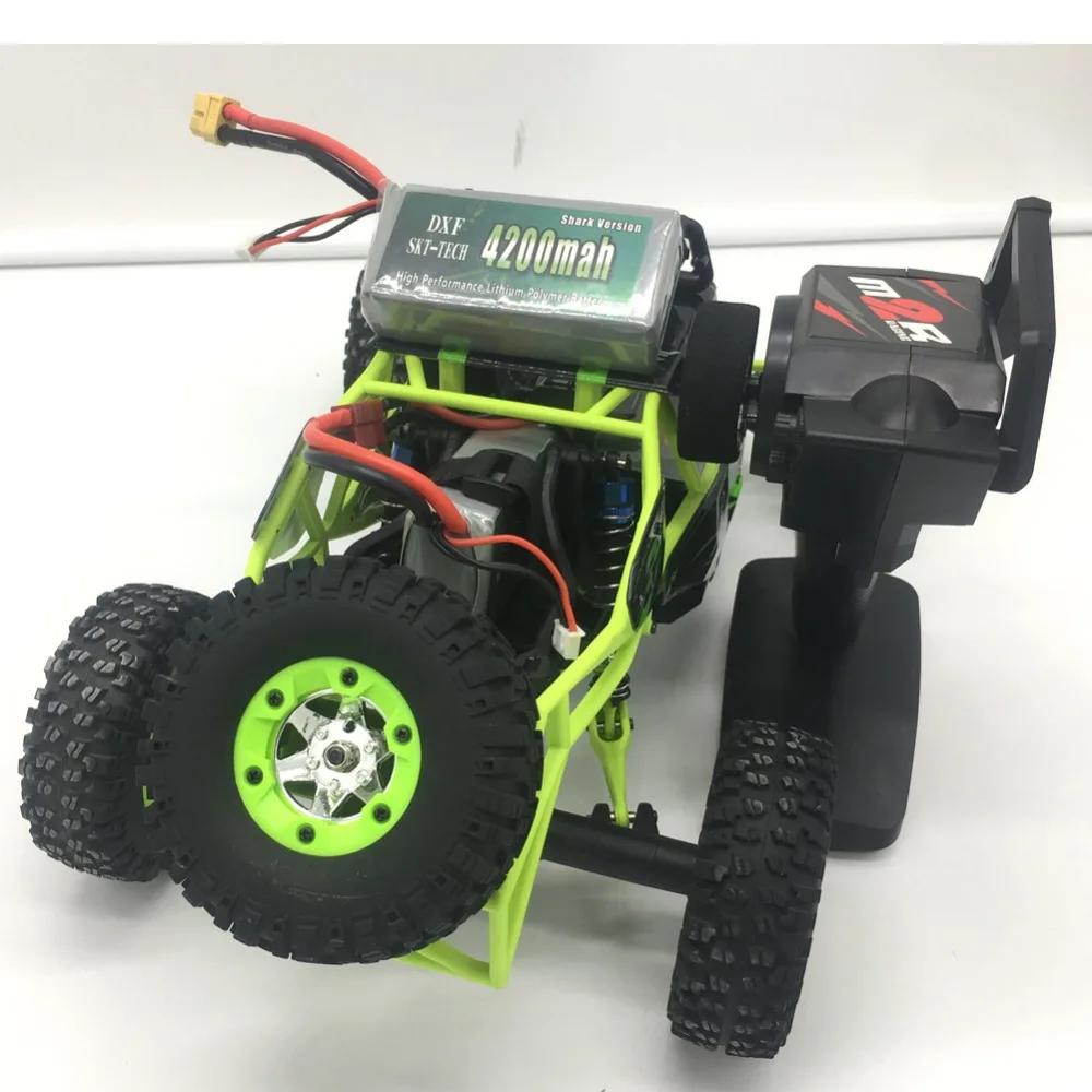DXF Акула версия Хорошее качество Rc Lipo батарея 7,4 V 4200mah 2S 25C Max50C для Wltoys 12428 12423 1:12 RC автозапчасти