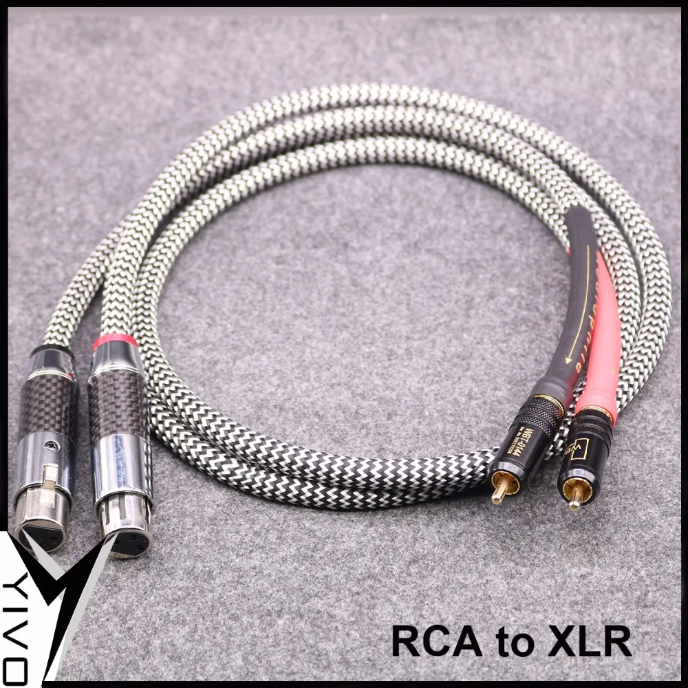 1 пара XSSH audio YIVO DIY Hi end HIFI OFC аудио видео разъем мама папа XLR к папе RCA кабель провод