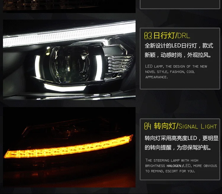 АКД стайлинга автомобилей фар сборки для VW Passat фары Bi-Xenon светодиодный фар B8 Дизайн светодиодный DRL HID передней аксессуары
