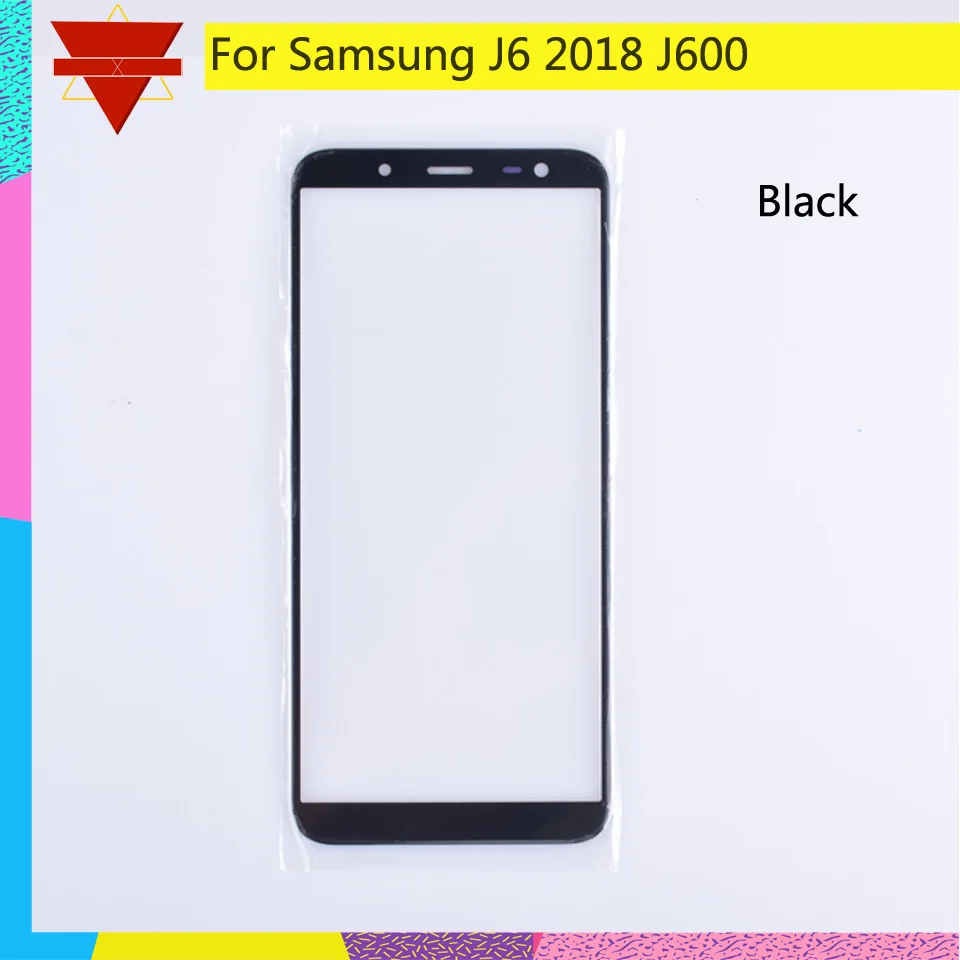 10 шт./лот для Samsung Galaxy J6 2018 J600 J600F сенсорный экран внешнее стекло тачскрин объектив
