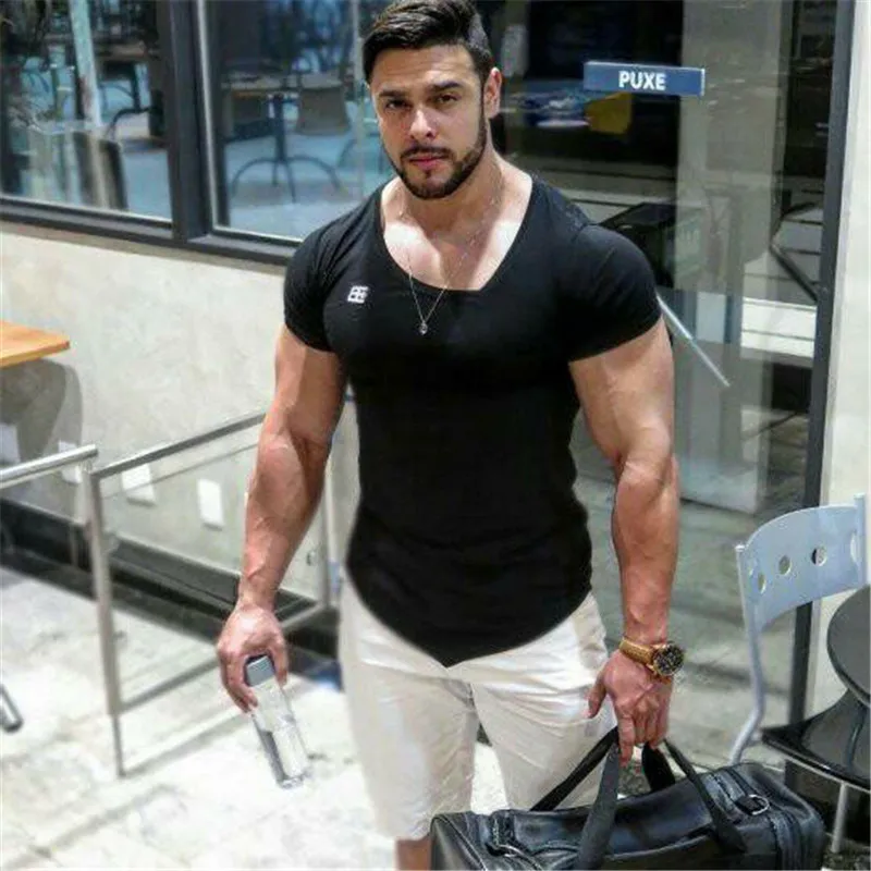 Мужская футболка Rashgard GYM, быстросохнущая Спортивная футболка для бега, Мужская футболка для фитнеса, спортивная одежда для спортзала, уличная футболка для тренировок