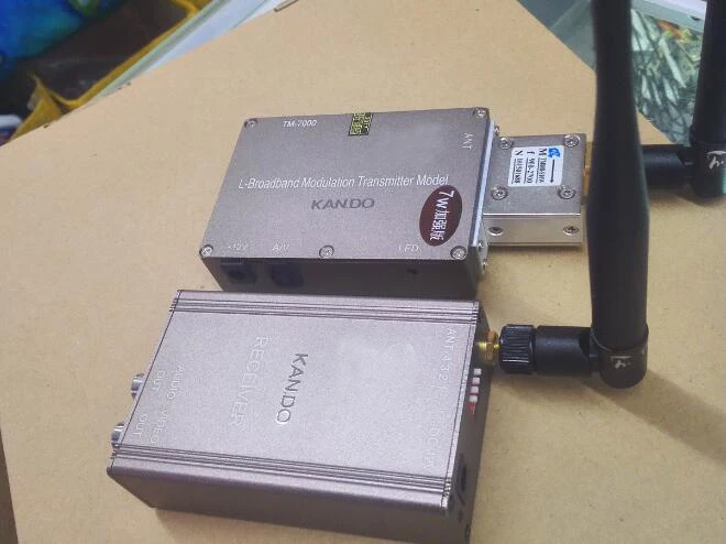 7W+ передача изображения беспроводной приемопередатчик 1,3G Видео Аудио передатчик приемник 1300mhz FPV передатчик 1,3G беспилотный передатчик