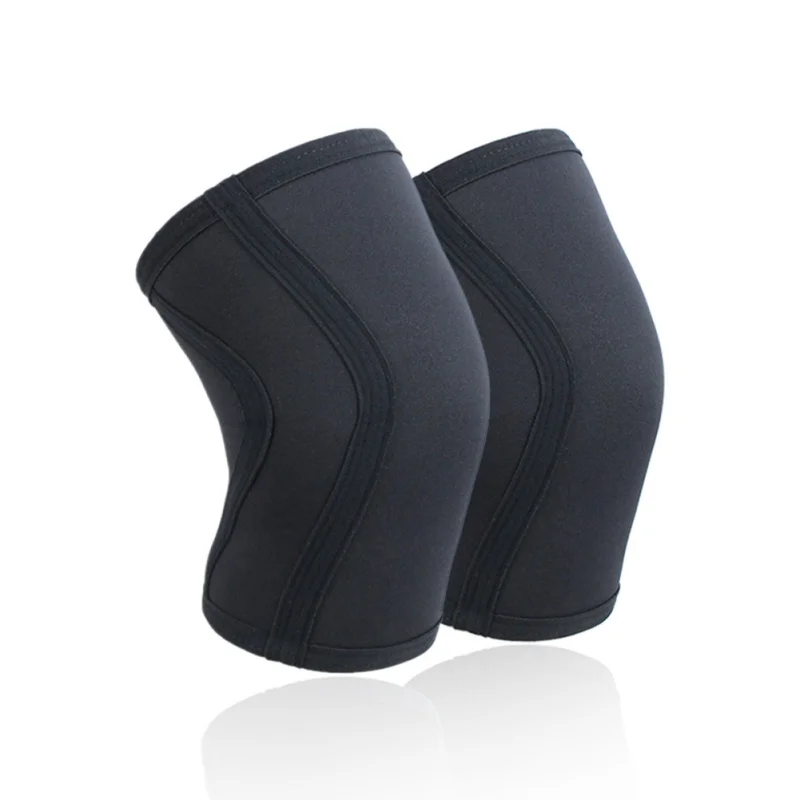 

1 pcs Weightlifting knee pads 7mm Compression Neoprene fitness gym training Squats knee protector kneecap sports safety