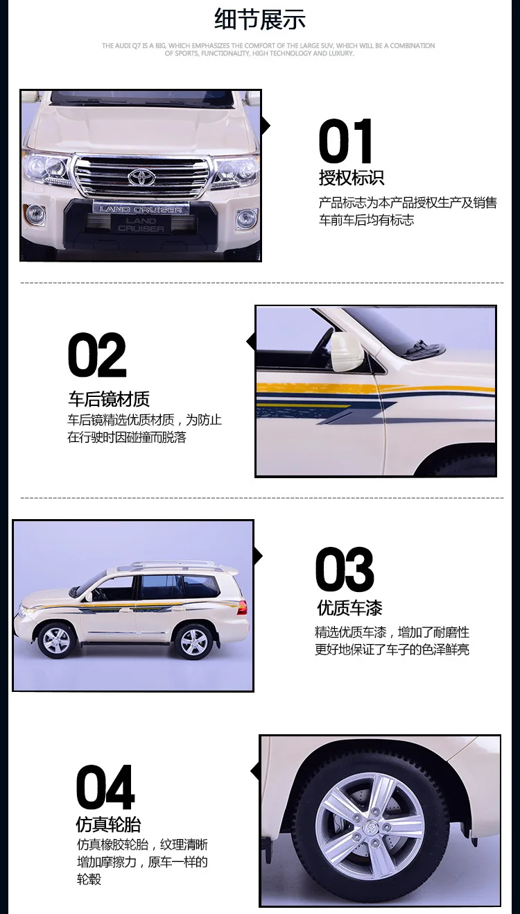 HUIQUAN 1:14 toyota Land Cruiser имитация дистанционного управления автомобиля WPL корпус автомобиля