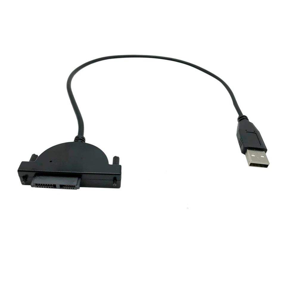 Хороший USB SATA кабель адаптер 2 0 до 13 Pin мини конвертер Кабель Slimline для ноутбука CD ROM