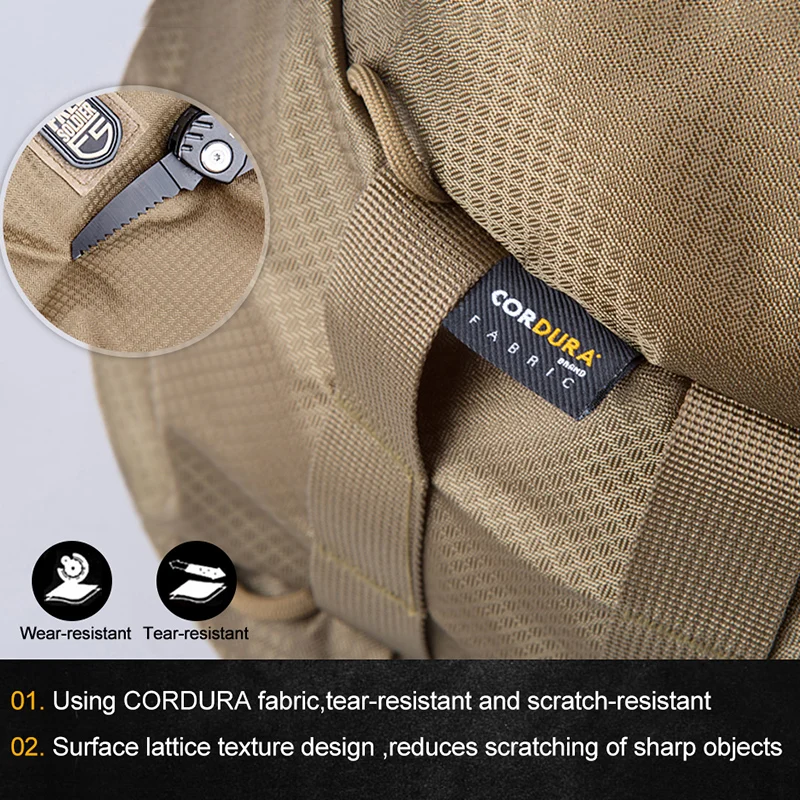 FREE SOLDIER outdoor sports tactical military portable storage backpack for men lightweight and wear resistant climbing camp|Сумки для