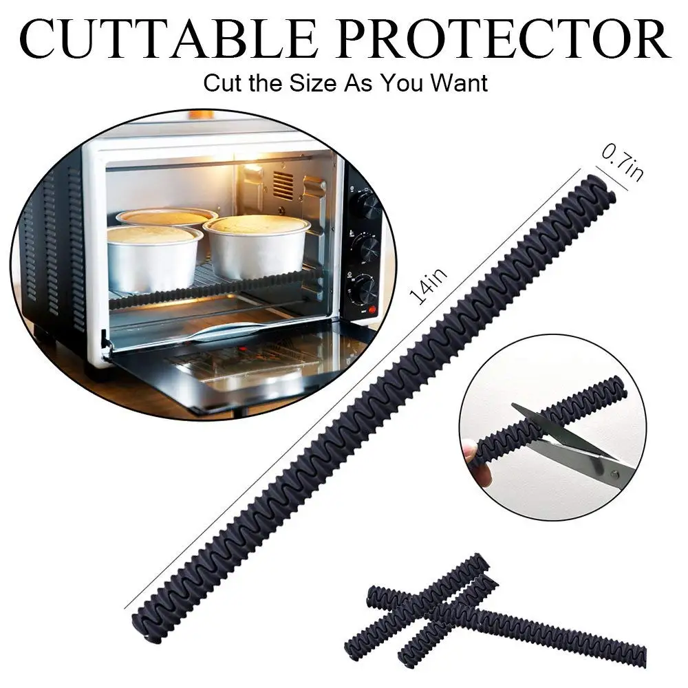 Подставка для духовки набор из 3 универсальных силиконовых протекторов