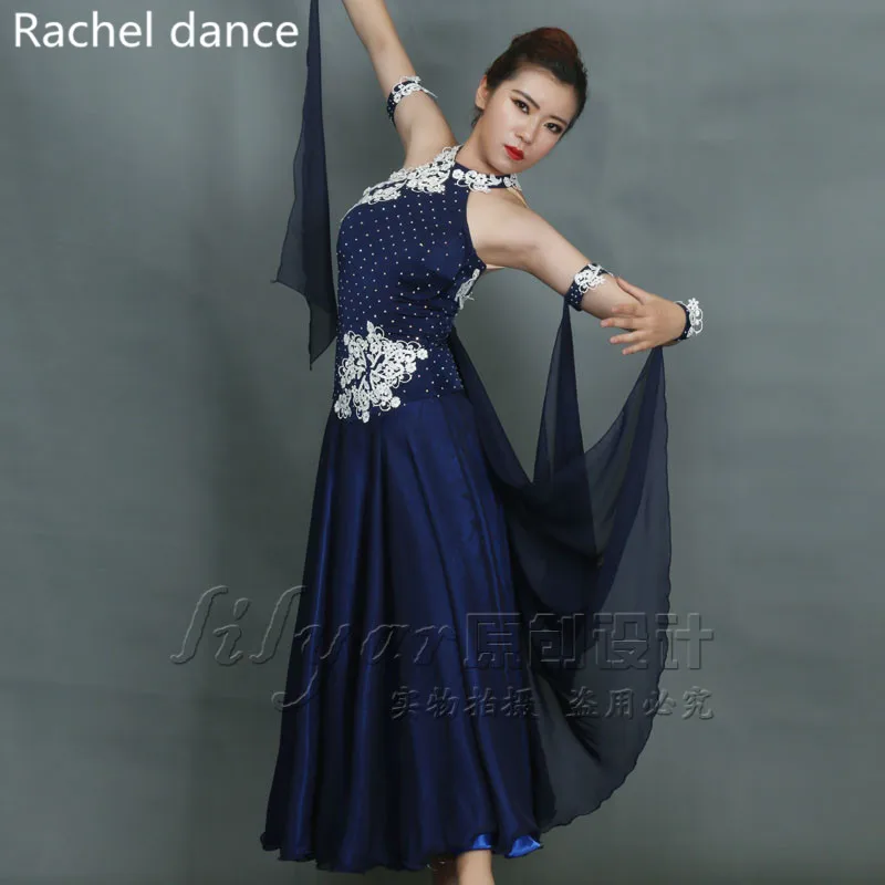 2017 новое стандартное бальное платье для женщин топ жгут стиль без рукавов Сальса