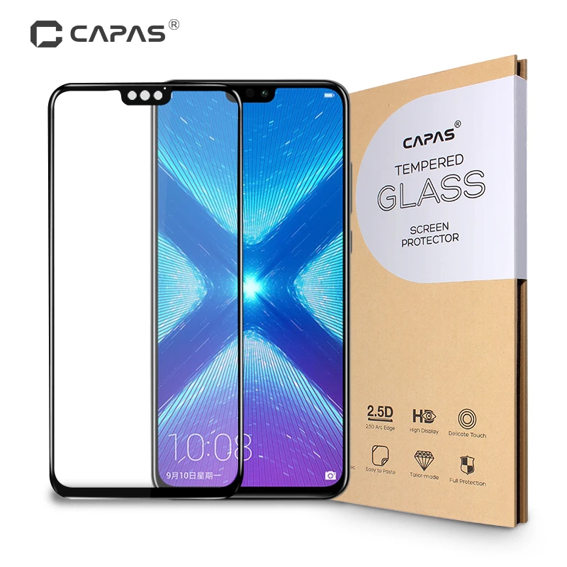 Для Huawei Honor 8X защита экрана закаленное стекло анти всплеск полное покрытие View 10 Lite