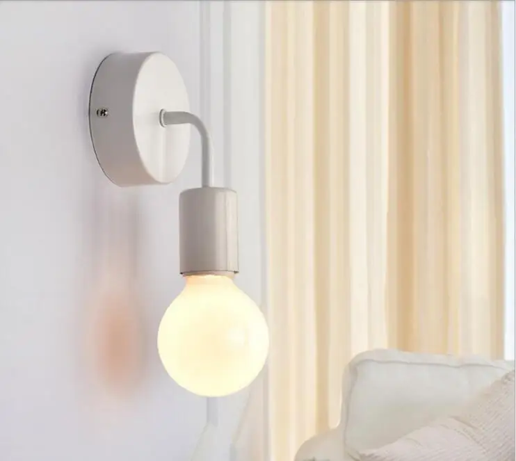 Современная простая Скандинавская настенная лампа креативный Железный коридор