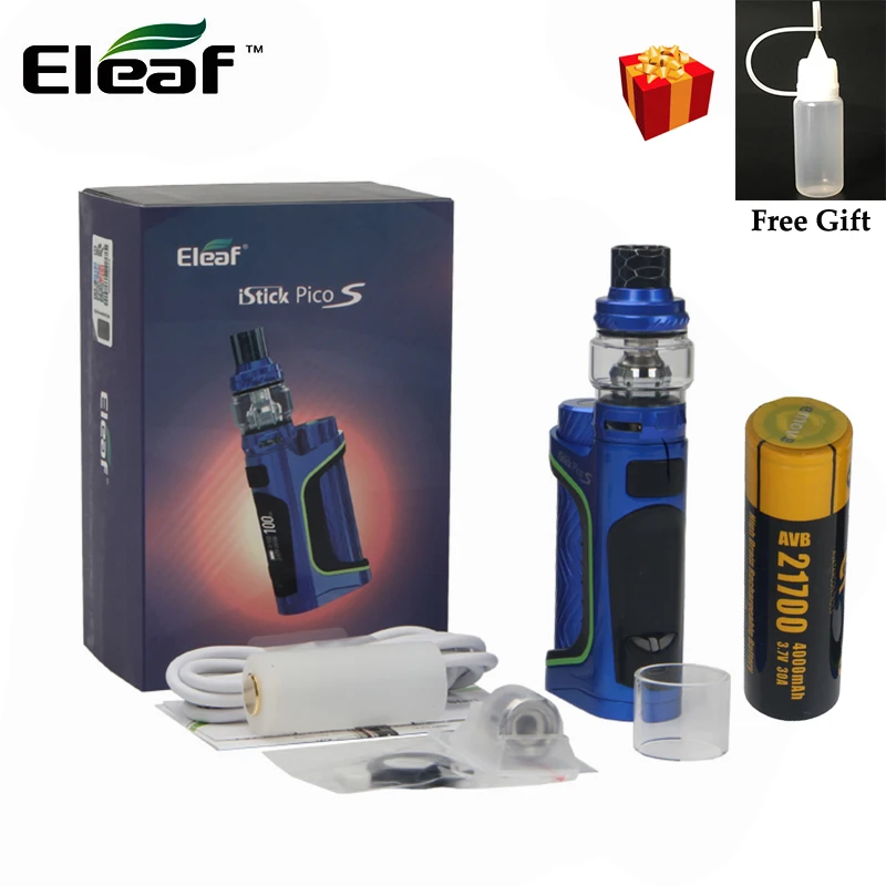 Оригинальная электронная сигарета Eleaf iStick Pico S с комплектом Ello Vate 100 Вт боксмод iSticK