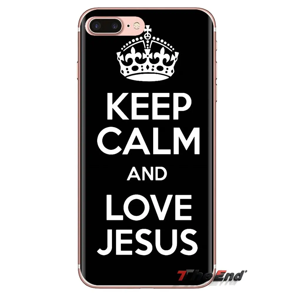 For Xiaomi Redmi 4A S2 Note 3 3S 4 4X 5 Plus 6 7 6A Pro Pocophone F1 Transparent Soft Shell Cover Christ Jesus Bible Verse Cross |