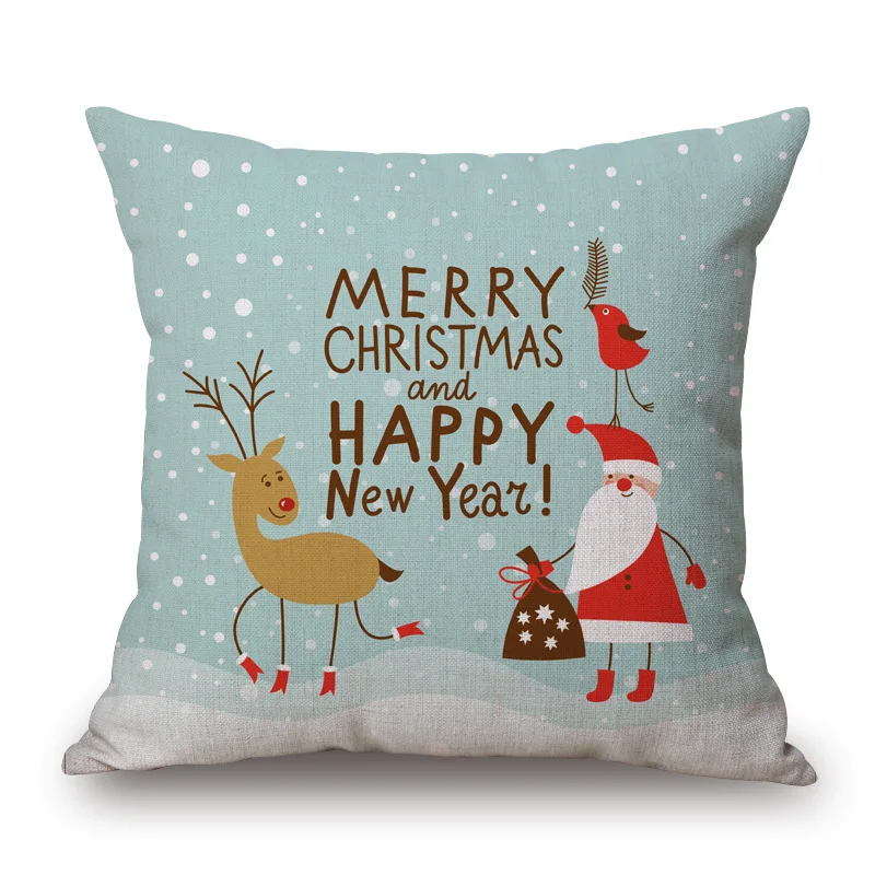 Санта Клаус серии кофе бар автомобиля талии наволочка диван украшение кровати