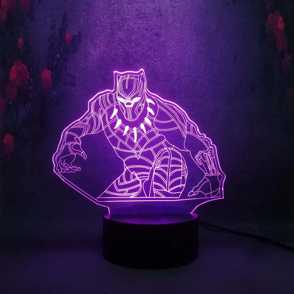 Хит продаж игрушка Marvel moive фигурка Черная пантера Декор настольная Юбилейная