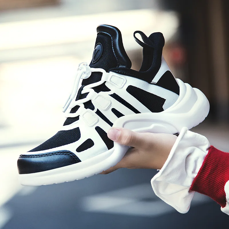 Детская спортивная обувь для девочек и мальчиков новая осенняя дышащая