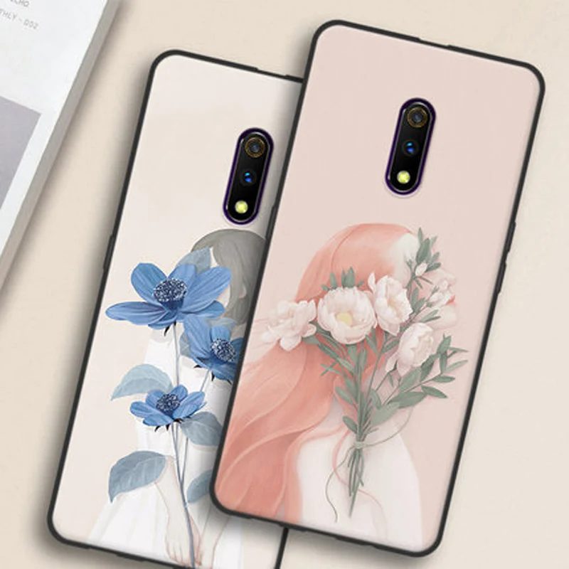 Чехол для OPPO Realme X 6 53 дюйма мягкий силиконовый чехол из ТПУ телефона RealmeX |