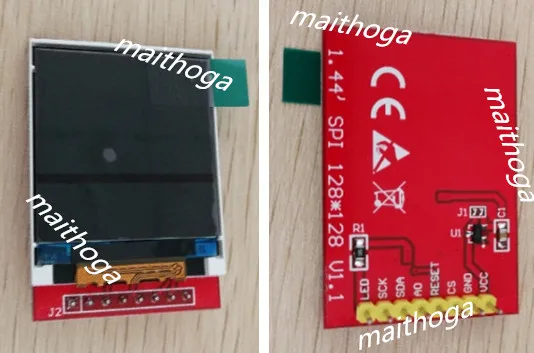Maithoga 1 44 дюймовый 8PIN 65K SPI TFT ЖК-экран с печатной платой ST7735 Привод IC 128(RGB)* 128 |