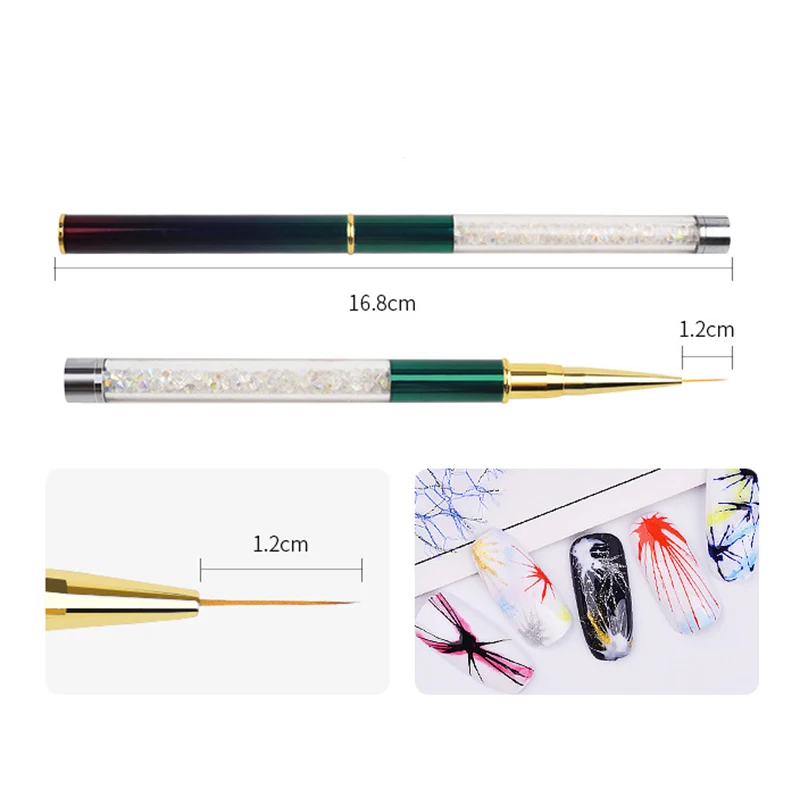 Ногтей Книги по искусству лайнер ногтей живопись графика кисть для салон