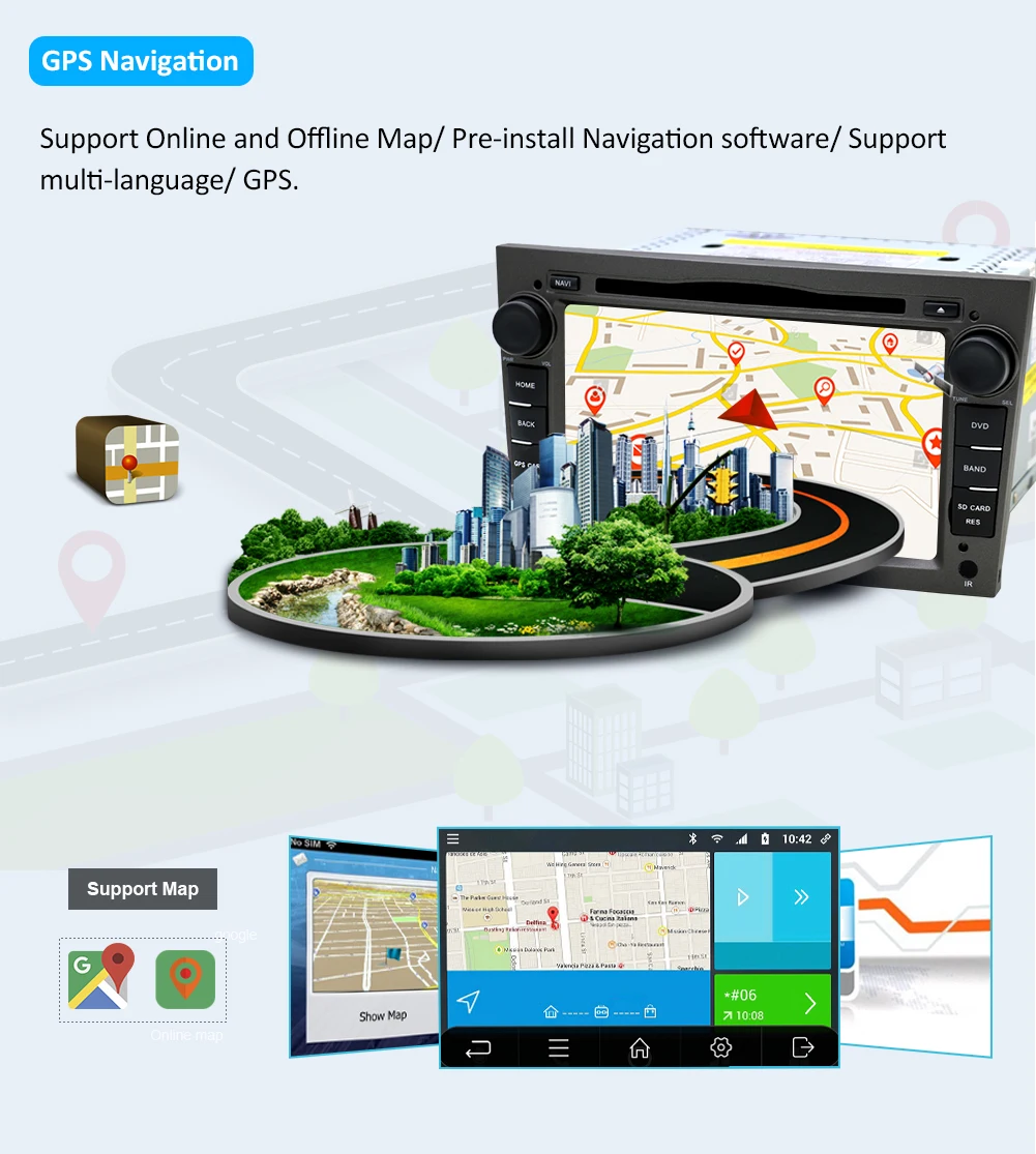 2 din Восьмиядерный Android 9,0 автомобильный магнитофон gps dvd-плеер для Opel Astra H Vectra Corsa Zafira B C G поддержка OBD2