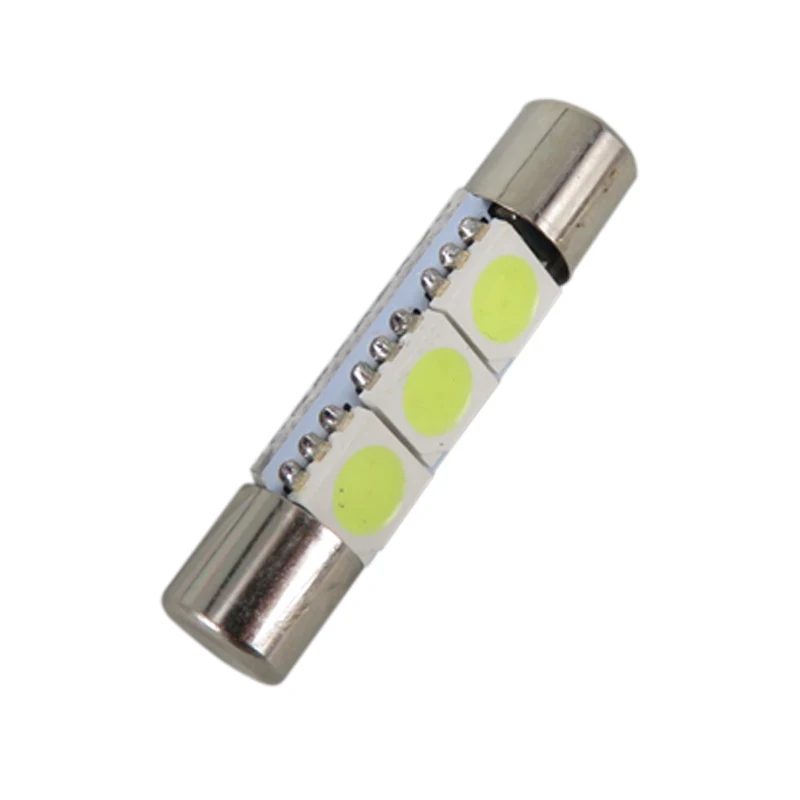 1 шт. автомобильный светодиодный t6 3 28/31 мм 5050 SMD белый 12 в солнцезащитный щиток для