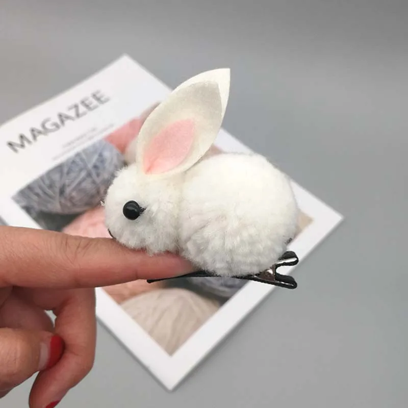 Аксессуары для волос с 3D кроликом; Детские резинки; резинки для волос; женские эластичные резинки для волос; повязка для девочек; украшения для волос; резинки для волос - Цвет: 8