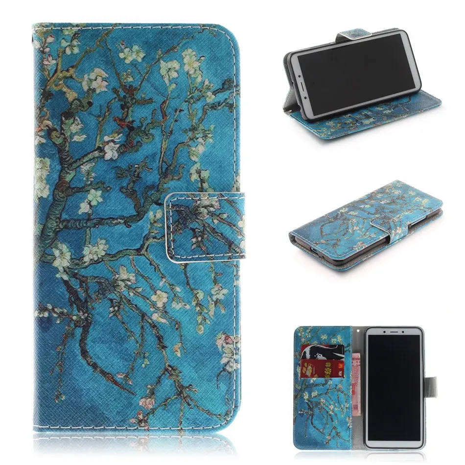 Retro Flip Case For Samsung Galaxy S9 S8 j8 A6 A8 Plus j3 j5 j7 Note 8 9 Dandelion PU Leather Wallet Phone Cover D26F