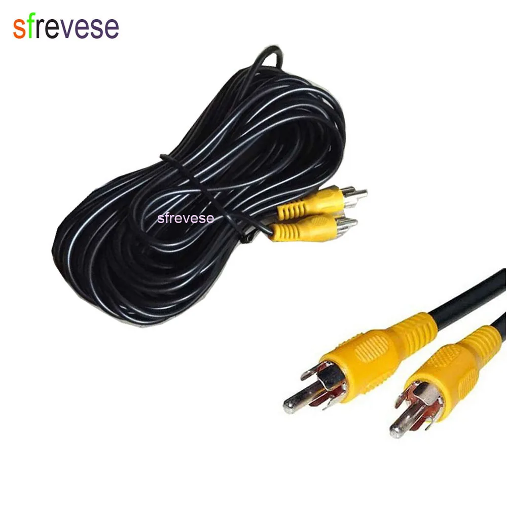 30 футов 10 м AV в RCA обратный заднего вида парковочная камера видео удлинитель для