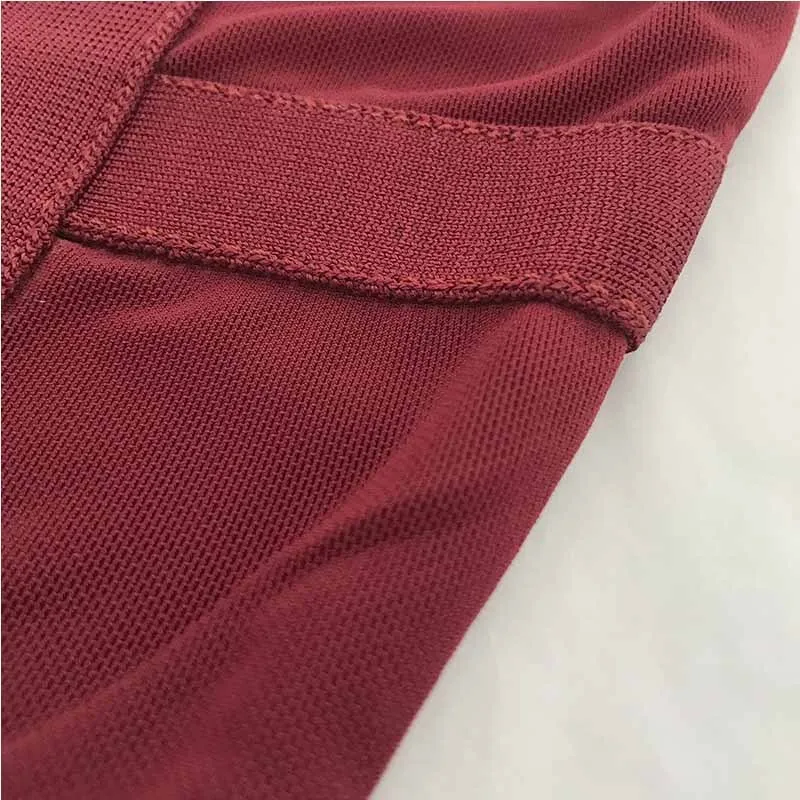 Сексуальное Женские Комбинезоны 2017 г. Новое поступление бордовое Сетчатое