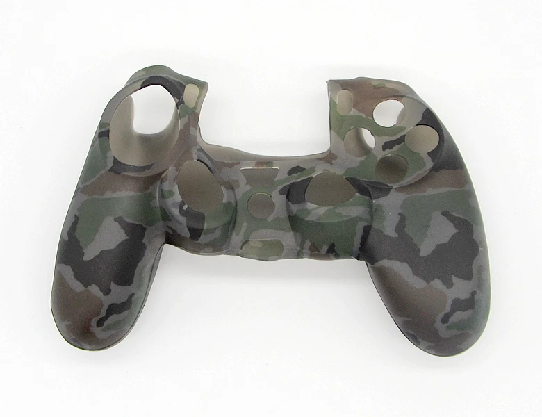 ArmyGreen Camouflage Тип камуфляж специальная конструкция армии мягкий силиконовый гель кожи защитный резиновый чехол-Обложка для PS4 Беспроводной контроллер - Цвет: ArmyGreen Camouflage