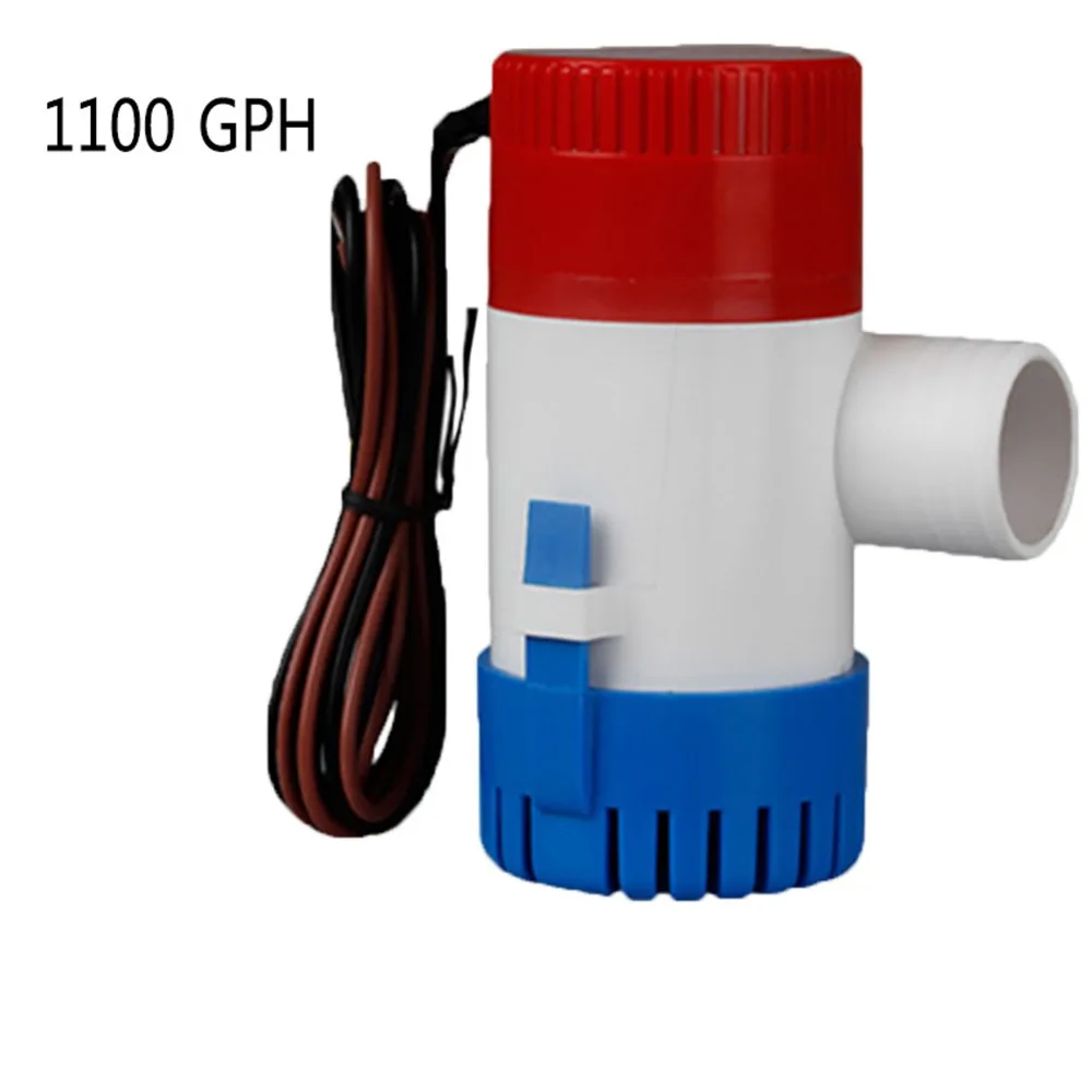 

New Style High Quality Durable Water Pump Submersible Marine Float 1100GPH Boat Bilge Switch Intermittent Work 12V Kit #275636