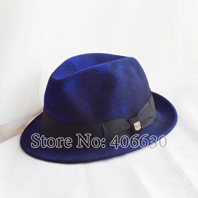 Winter Wool Felt Fedora Hats For Men Chapeau Masculino Fashion Panama Jazz Cap Free Shipping PWFE005