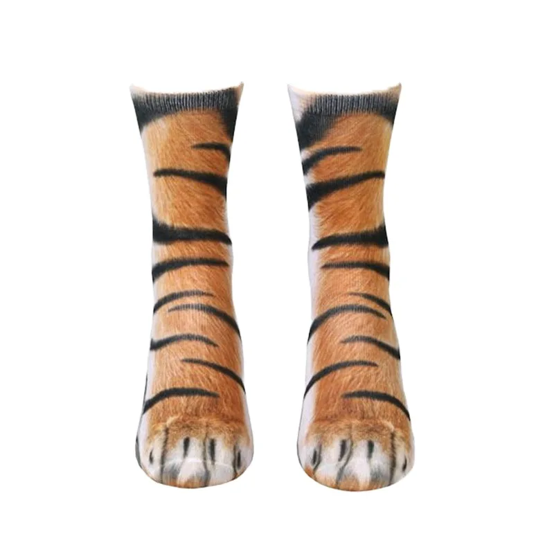 Мужские женские мужские носки с 3D-принтом в виде животных Новые забавные