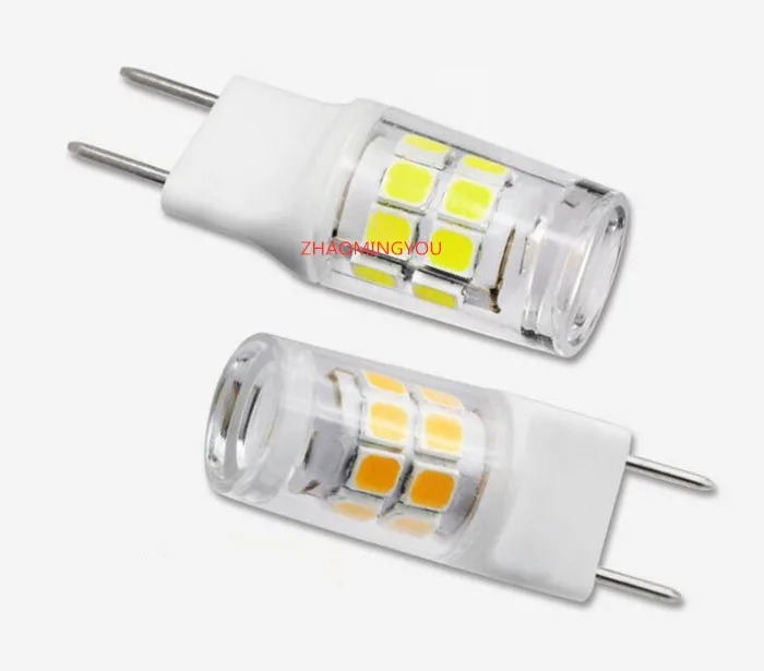 G8 4 Вт Светодиодная лампа 110 в 120 В 2835 SMD 17LED s 40 галогенная сменная теплый белый