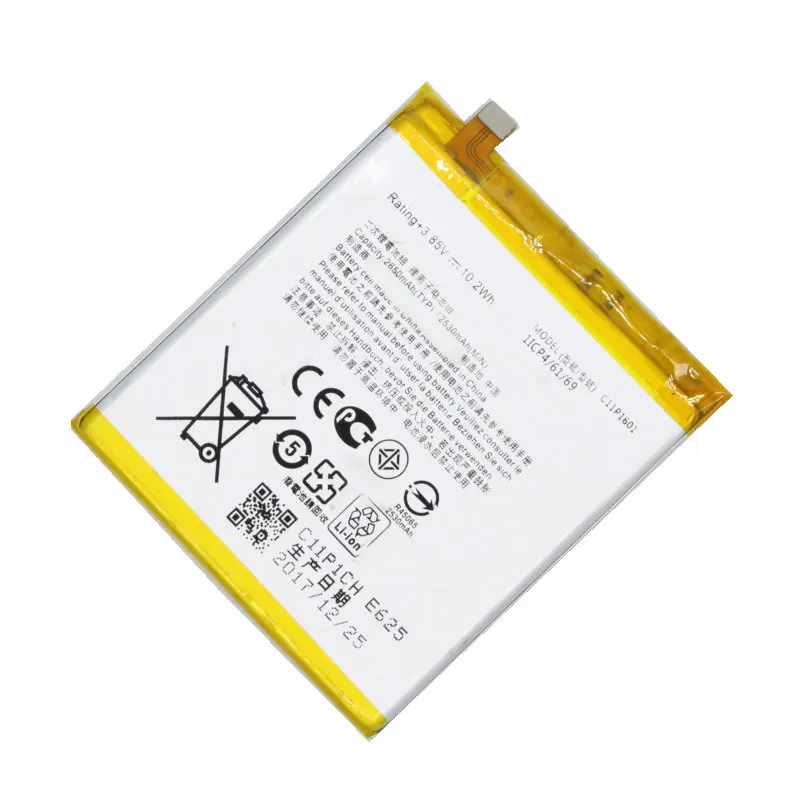 1x новый высококачественный сменный аккумулятор 2650 мАч C11P1601 для ASUS ZenFone 3 ZE520KL Z017DA