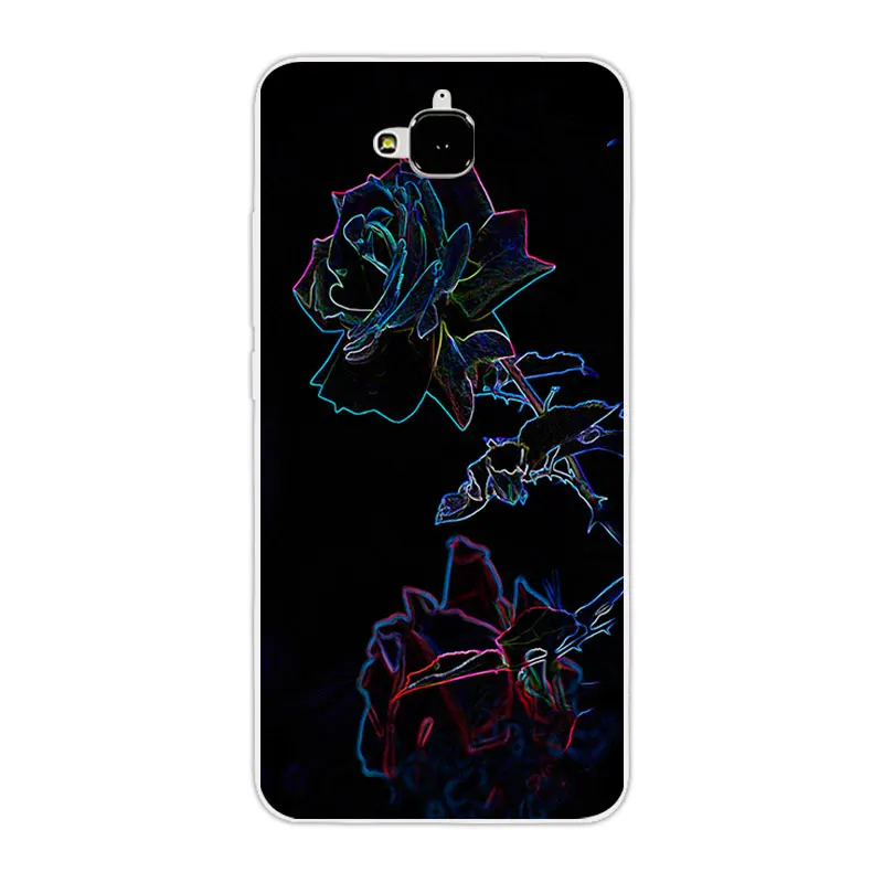 Чехол для Huawei Honor 4C Pro чехол из ТПУ с изображением цветов и собак Y6 5 Holly 2 Plus Play 5X |