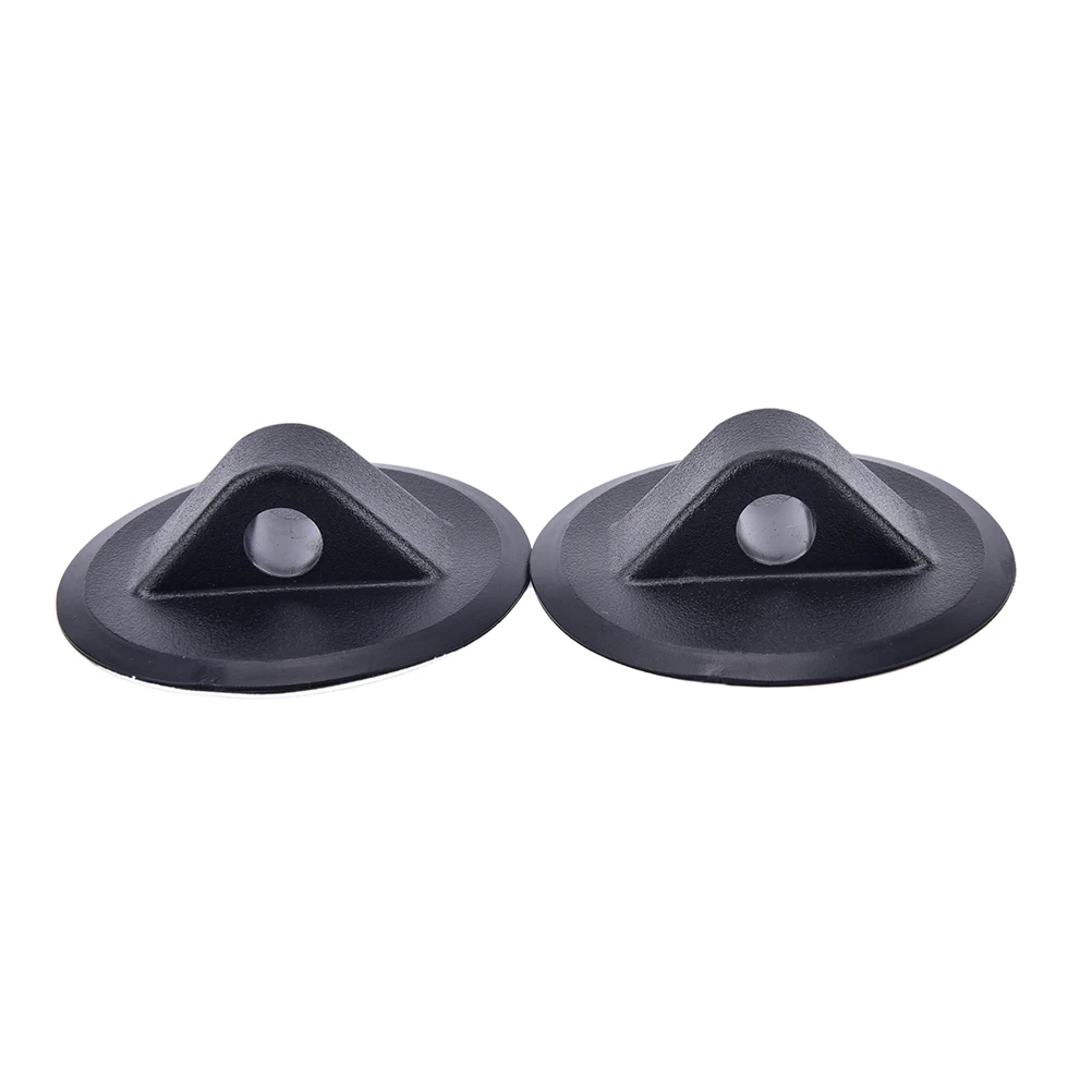 2pcs Black for Kayak Inflatable Boat Raft Dinghy Accessories Round Single Hole Rope Buckle | Спорт и развлечения